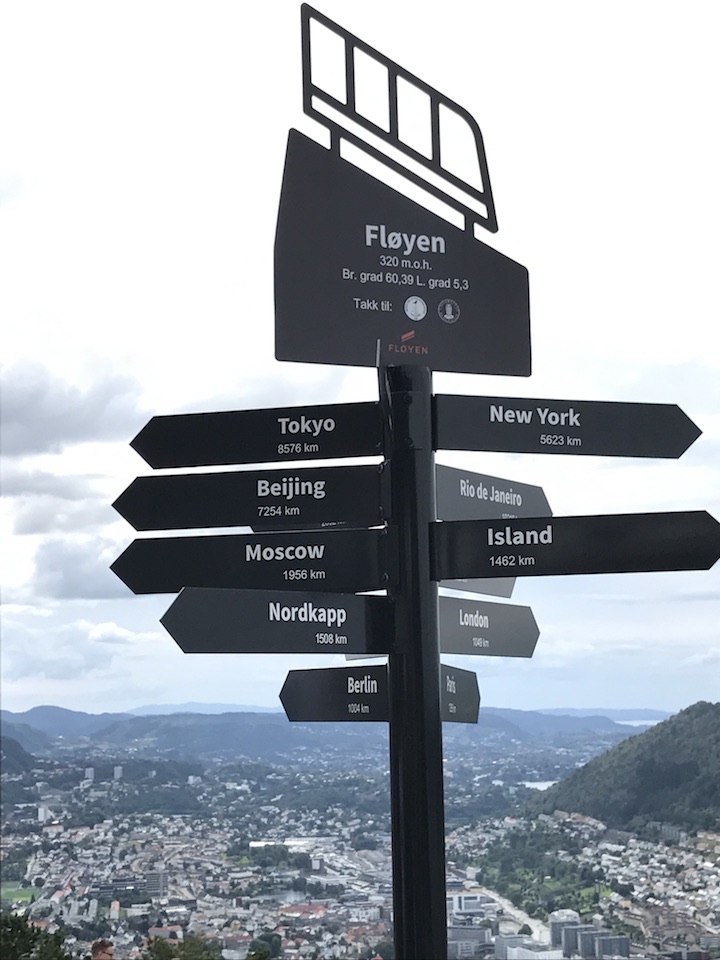 Mt Floyen Road Sign