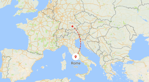 Gallery - thumbnail map Rome piece